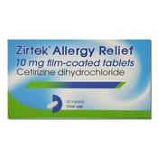 Zirtek Allergy Relief Tablets image