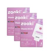 Zooki Liposomal Vitamin D3 +K2 Mixed Berry 3 Months Supply