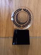 Glass golf award image