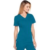 HSE-HCA 2-Way Stretch Core Stretch Women’s 4-Pocket V-Neck Scrub Top - CHEROKEE WWE4710