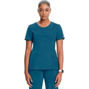 HSE-HCA 4-Way Stretch Infinity Split Round Neck Scrub Top - CHEROKEE CKE2624A