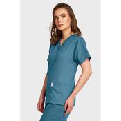 HSE-HCA Blossom 4 Lower Pocket V Neck Female Top