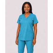 Tosca Straight-Fit V-Neck Scrub Top image