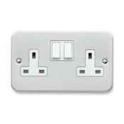 13 amp 3 pin double socket image