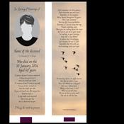 Bookmark - Birds at sunset