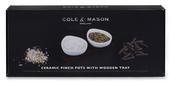 <strong>COLE &amp; MASON</strong> Ceramic Pinch Pots White