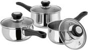 <strong>JUDGE</strong> Vista 3 Piece Saucepan Set