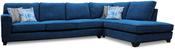 <strong></strong> Bali 3 Seater Corner Sofa With Chaise RHF Fabric A image