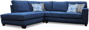 <strong></strong> Bali 2 Seater Corner Sofa With Chaise LHF Fabric A image