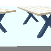<strong></strong> Dallas Dining Table (Multiple Colours &amp; Sizes) image