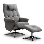 <strong></strong> Welles Swivel Recliner &amp; Footstool (Multiple Colours) image