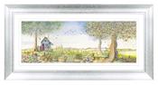 <strong>ARTKO</strong> The Allotment 112cm x 57cm Picture By Catherine Stephenson Silver Frame image