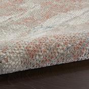 <strong></strong> Rustic Textures 15 Rug Light Grey &amp; Rust (Multiple Sizes) image