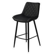 <strong></strong> Sammy High Bar Stool Faux Leather (Choice of Colours &amp; Legs) image