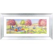 <strong>ARTKO</strong> Summer Camp 112cm x 57cm Picture by Catherine Stephenson Silver Frame image