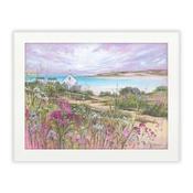 <strong>ARTKO</strong> View Of The Dunes 91cm x 71cm Canvas By Diane Demirci With White Frame image
