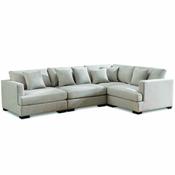 <strong></strong> Gabriella 4+ Seater Corner Sofa Fabric LHF/RHF Fabric Beige
