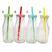 <strong></strong> Bottle With Lid &amp; Straw (Choice Of 4)