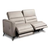 <strong>EGOITALIANO</strong> Sixtine Modular 1.5 Seater Electric Reclining Sofa With 2 Electric Recliners Arm LHF Leather Categor image