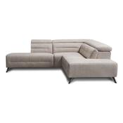 <strong>EGOITALIANO</strong> Sixtine Modular 4 Seater Sofa With Square Corner Unit &amp; Chaise RHF Leather Category B