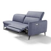 <strong>EGOITALIANO</strong> Eiger Modular 3 Seater Sofa With 2 Electric Recliners Arm RHF Leather Category B image