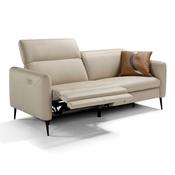 <strong>EGOITALIANO</strong> Eiger 2.5 Seater Sofa With 1 Electric Recliner RHF Leather Category B