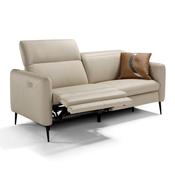 <strong>EGOITALIANO</strong> Eiger 2 Seater Sofa With 1 Electric Recliner RHF Leather Categoryat B