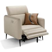 <strong>EGOITALIANO</strong> Eiger Electric Reclining Armchair Leather Category B image