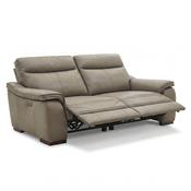<strong></strong> Vincenzo 3 Seater Manual Reclining Sofa Leather Category 20 image