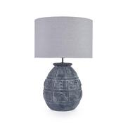 <strong>MINDY BROWNES</strong> Maud Table Lamp Blue/Grey Base With Grey Shade image