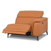 <strong></strong> Davos Modular 1.5 Seater Electric Reclining Sofa With Arm RHF With USB Port Leather Category 20 BX/N image
