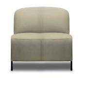 <strong></strong> Andrea Modular 1.5 Seater Armless Sofa Leather Category 10 (S)