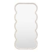 <strong>GALLERY</strong> Como Curved Leaner/Floor Standing Mirror White