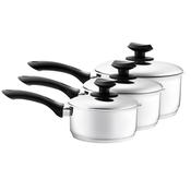 <strong>PENDEFORD</strong> Supreme Stainless Steel 3 Piece Saucepan Set