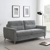 <strong></strong> Ringgenberg 2.5 Seater Sofa Bed Fabric Grey image