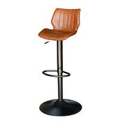 <strong></strong> Alfa High/Low Gas Lift Bar Stool Faux Leather (Multiple Colours) image