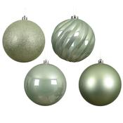 <strong></strong> Shatterproof Baubles In Tube 14cm Set (Multiple Colours) image
