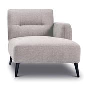 <strong></strong> Cortina Modular 1.5 Seater Chaise Arm On Right Leather Category 10 (S)