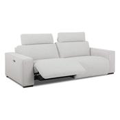 <strong></strong> Burano 3 Seater Electric Reclining Sofa With USB Port Fabric image