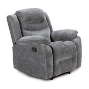 <strong></strong> Beginish Manual Reclining Armchair Fabric Grey