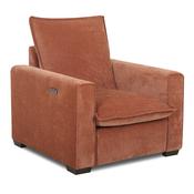 <strong></strong> Calais Electric Reclining Armchair With USB Port Fabric image