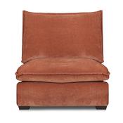 <strong></strong> Calais Modular 1.25 Seater Electric Reclining No Arms Fabric image