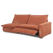 <strong></strong> Calais Modular 3 Seater Electric Reclining Sofa Arm RHF With USB Port Fabric image