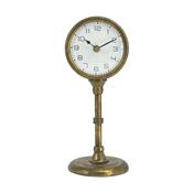 <strong>MINDY BROWNES</strong> Pedestal Clock Antique Brasss image