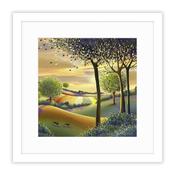 <strong>ARTKO</strong> Golden Hour Small 43.5cm x 43.5cm Picture By Catherine J Stephenson White Frame image