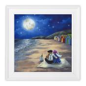 <strong>ARTKO</strong> Under The Stars 49cm x 49cm Picture By Claire Baxter White Frame image