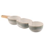 <strong>BELLEEK</strong> Tivoli Snack Server with Bamboo Handle