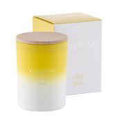<strong>GALWAY CRYSTAL</strong> Lime &amp; Vetiver Candle with Wooden Lid (Multiple Sizes) image
