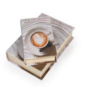 <strong>MINDY BROWNES</strong> Coffee Book Decorative Book Box (Set Of 2) image