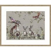 <strong>ARTKO</strong> Country Companions 52cm x 42cm Picture By Nicola Jane Rowles Wooden Frame